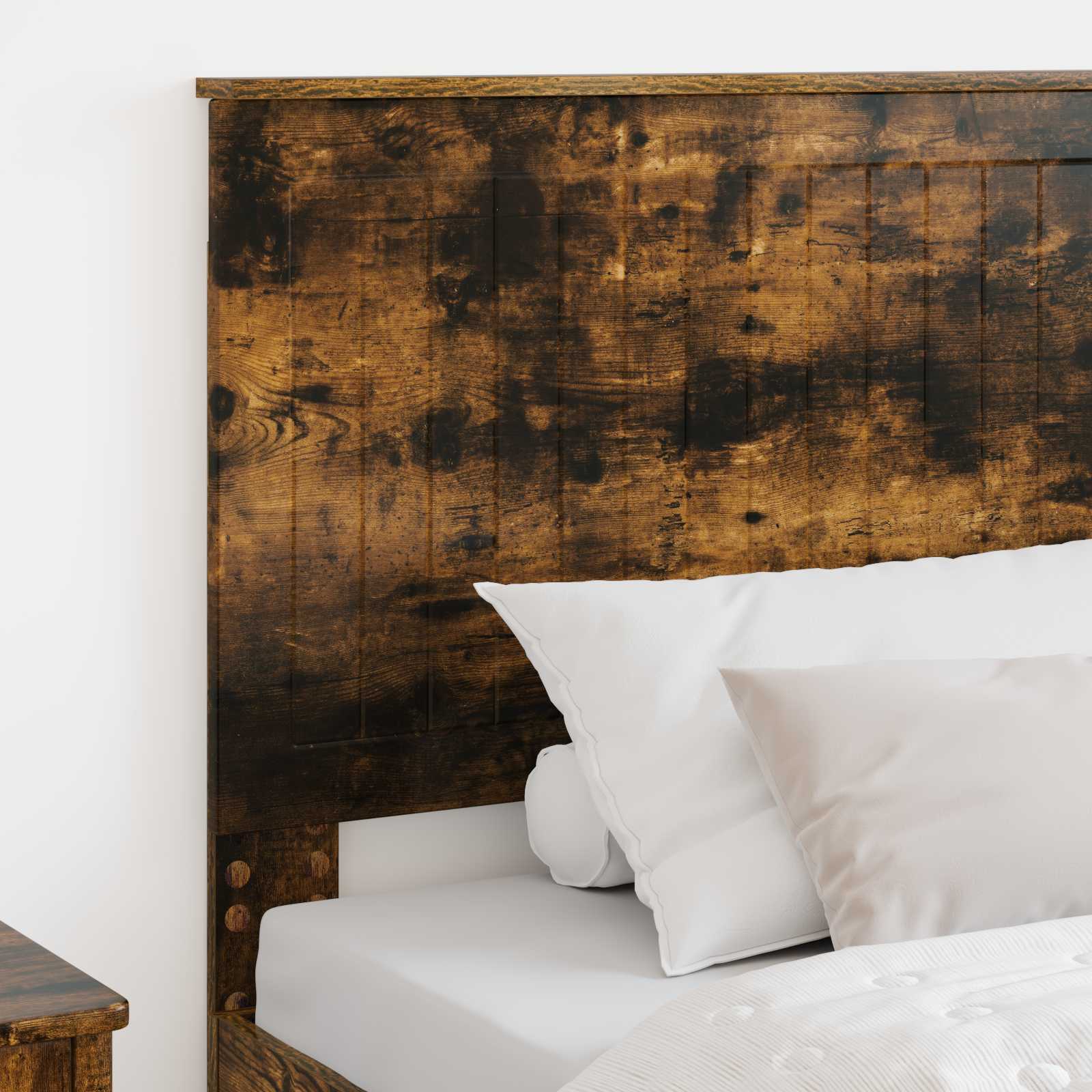 Headboard with headboard smoky oak 100 cm engineered wood