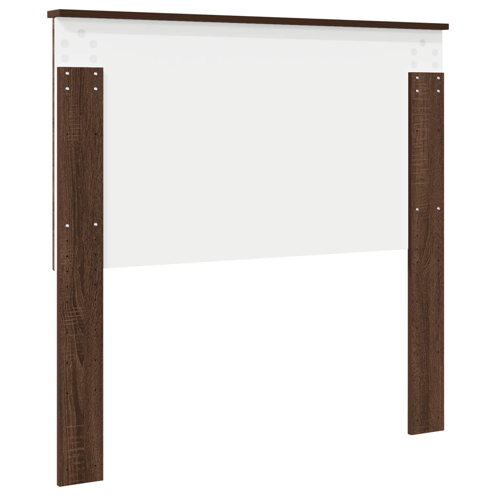 Headboard with headboard brown oak 100 cm engineered wood