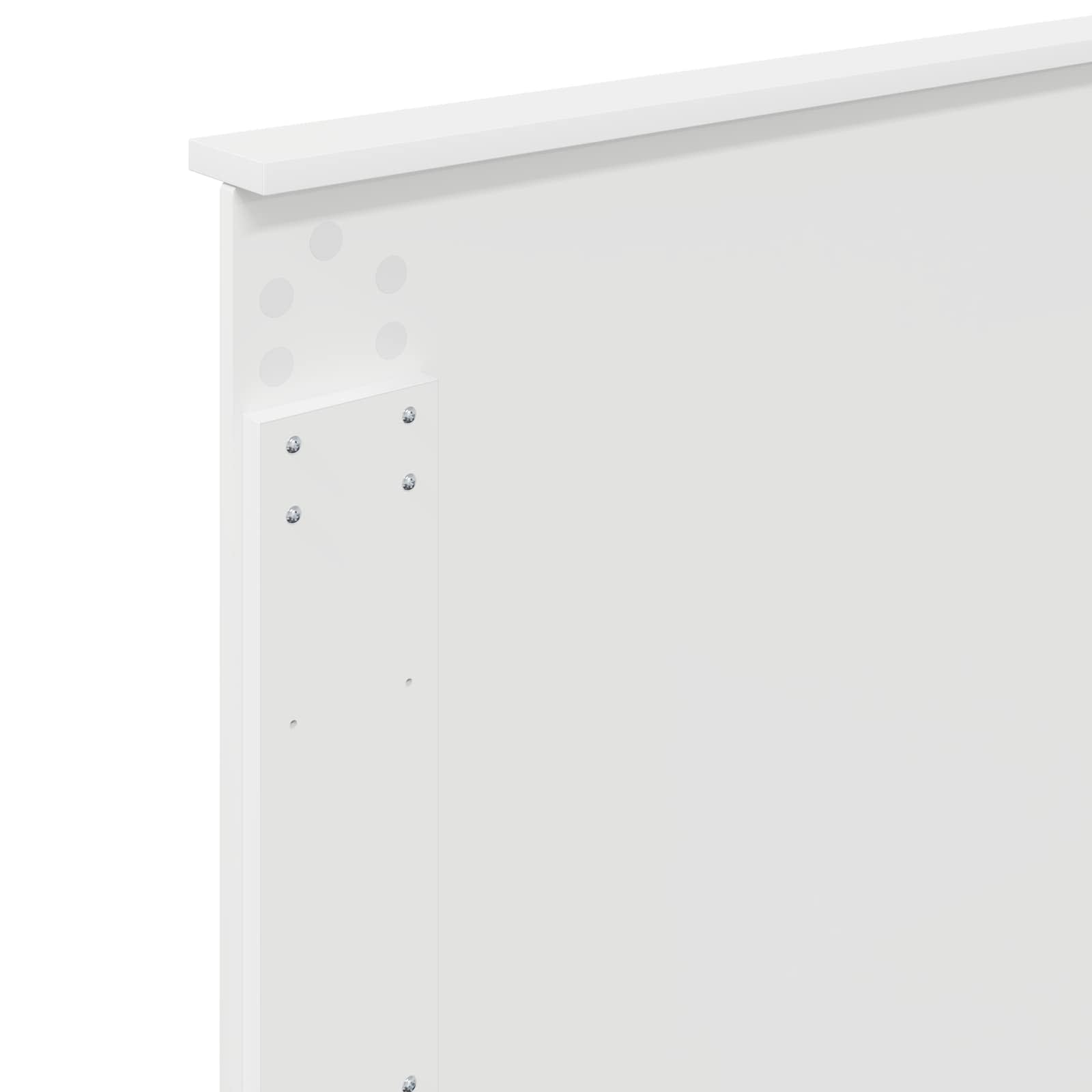 Galvgalis ar galvas klāju Balts 90 cm Inženierijas koks