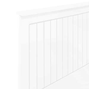 Čelo postele s čelo Lesklá Bílá 90 cm Kompozitní dřevo - obrázek 7