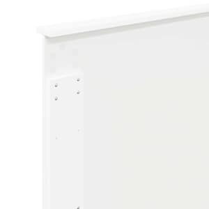 Čelo postele s čelo Lesklá Bílá 90 cm Kompozitní dřevo - obrázek 8