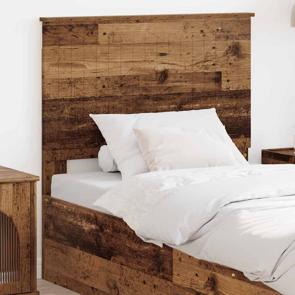 Tăblii de pat - Tăblie cap cu headboard Lemn Vechi 90 cm Lemn compozit