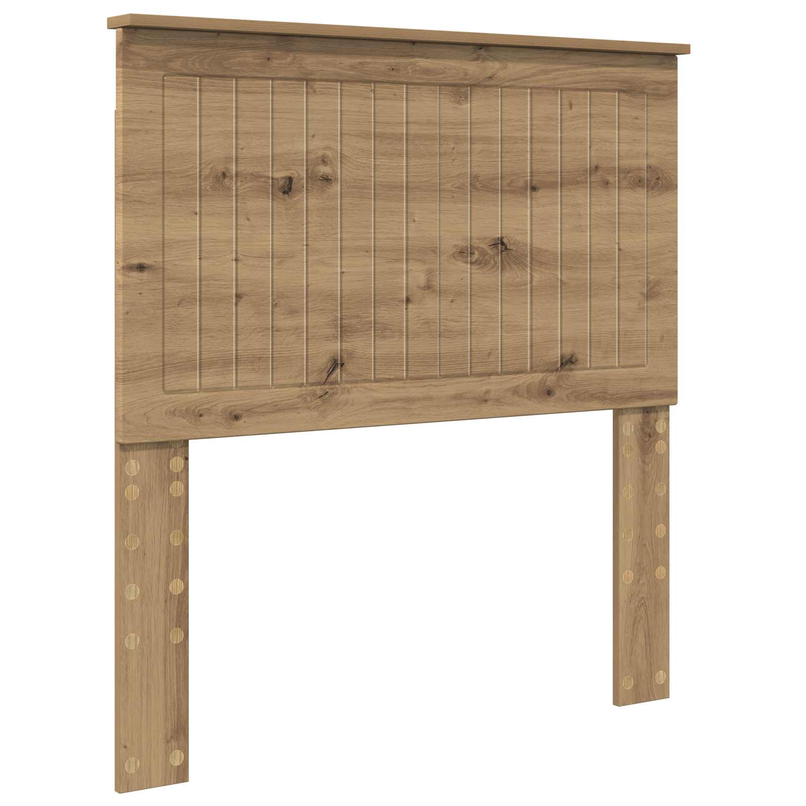 vidaXL Hoofdbord Artisan Eiken Bewerkt hout, foto 3