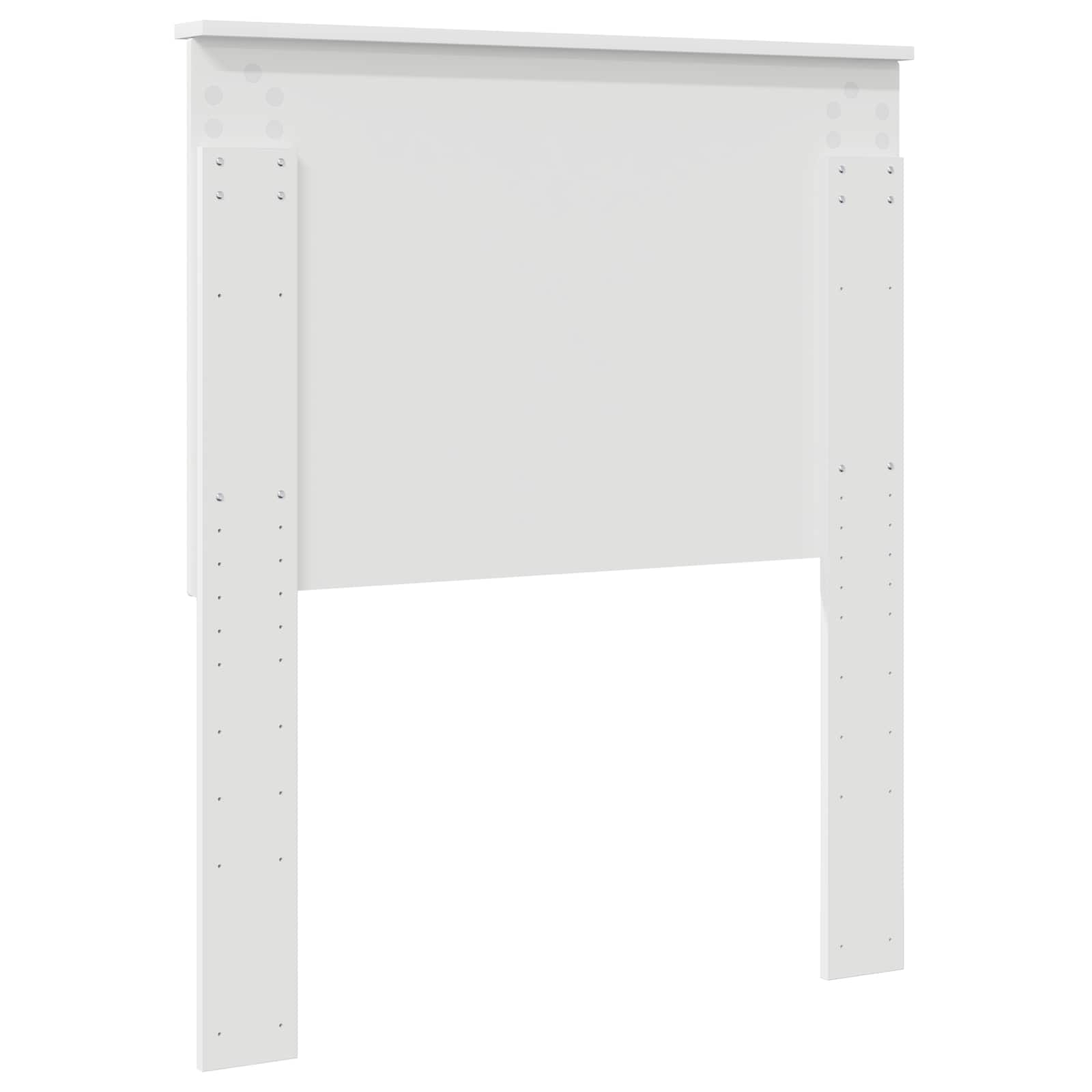 Galvgalis ar galvas klāju Balts 80 cm Inženierijas koks