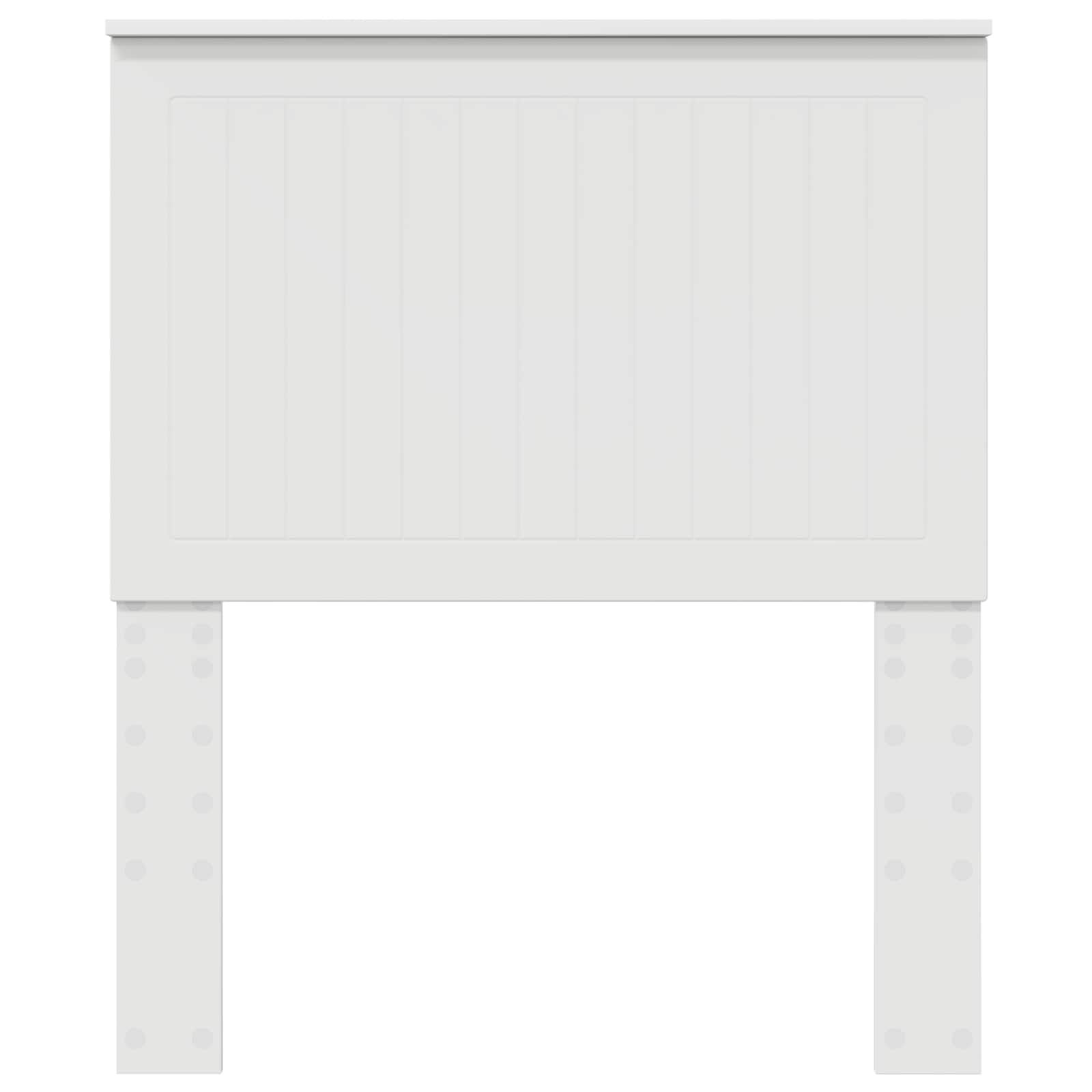 Galvgalis ar galvas klāju Balts 80 cm Inženierijas koks