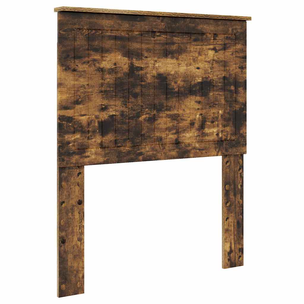 vidaXL Kopfteil mit Kopfteil Geräucherte Eiche 80 cm Holzwerkstoff