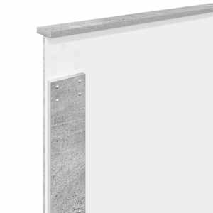 Čelo postele s čelo Betonově šedá 75 cm Kompozitní dřevo - obrázek 8