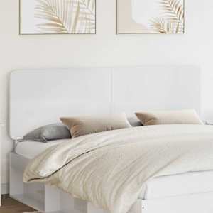 Vzglavje Svetlo Belo Konstruiran les