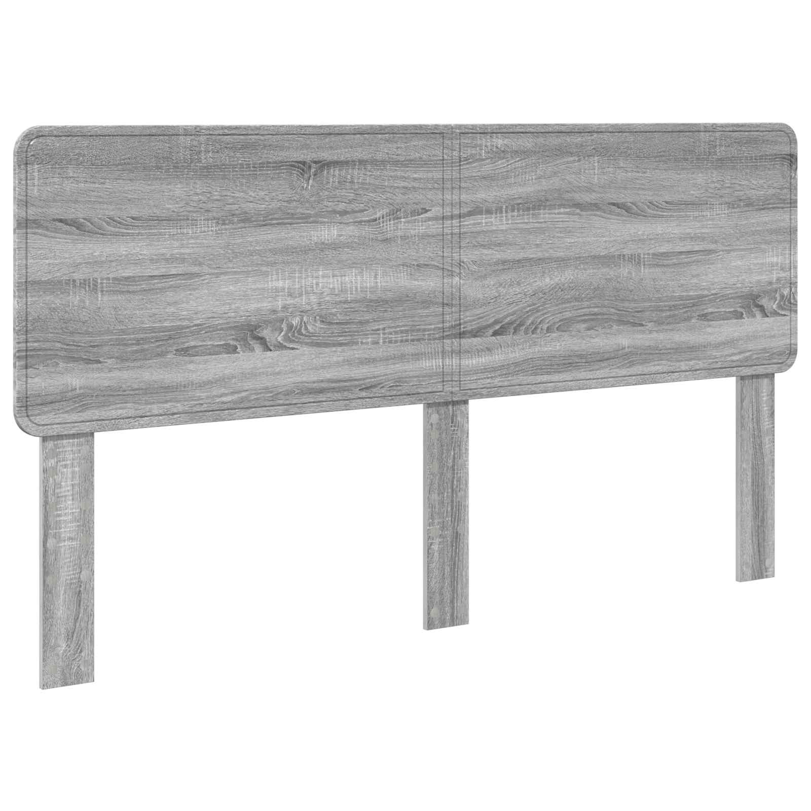 vidaXL Hoofdbord Grijs Sonoma Bewerkt hout, foto 3