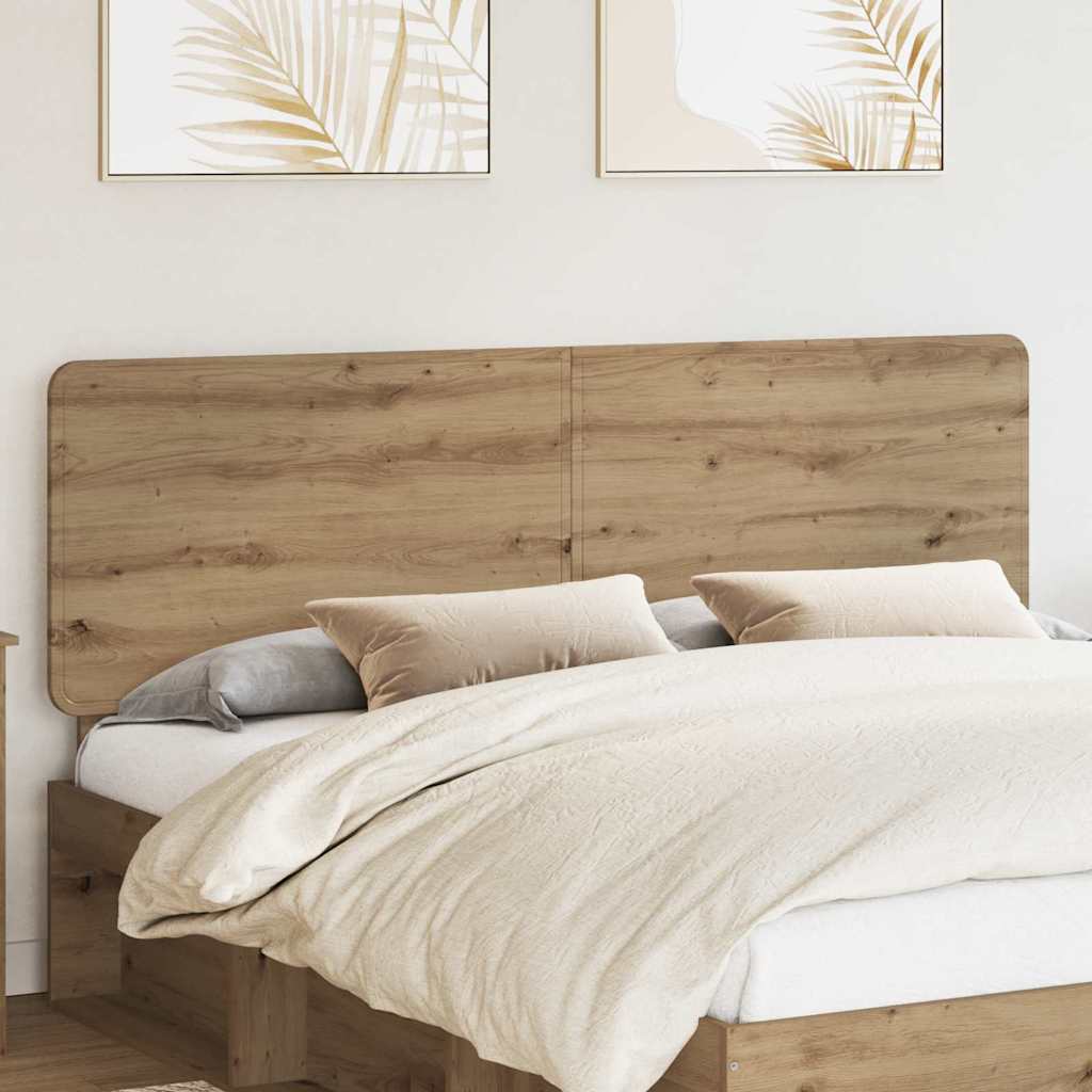 Paturi si accesorii - Tăblie cap cu headboard Stejar Artizanal 180 cm Lemn compozit