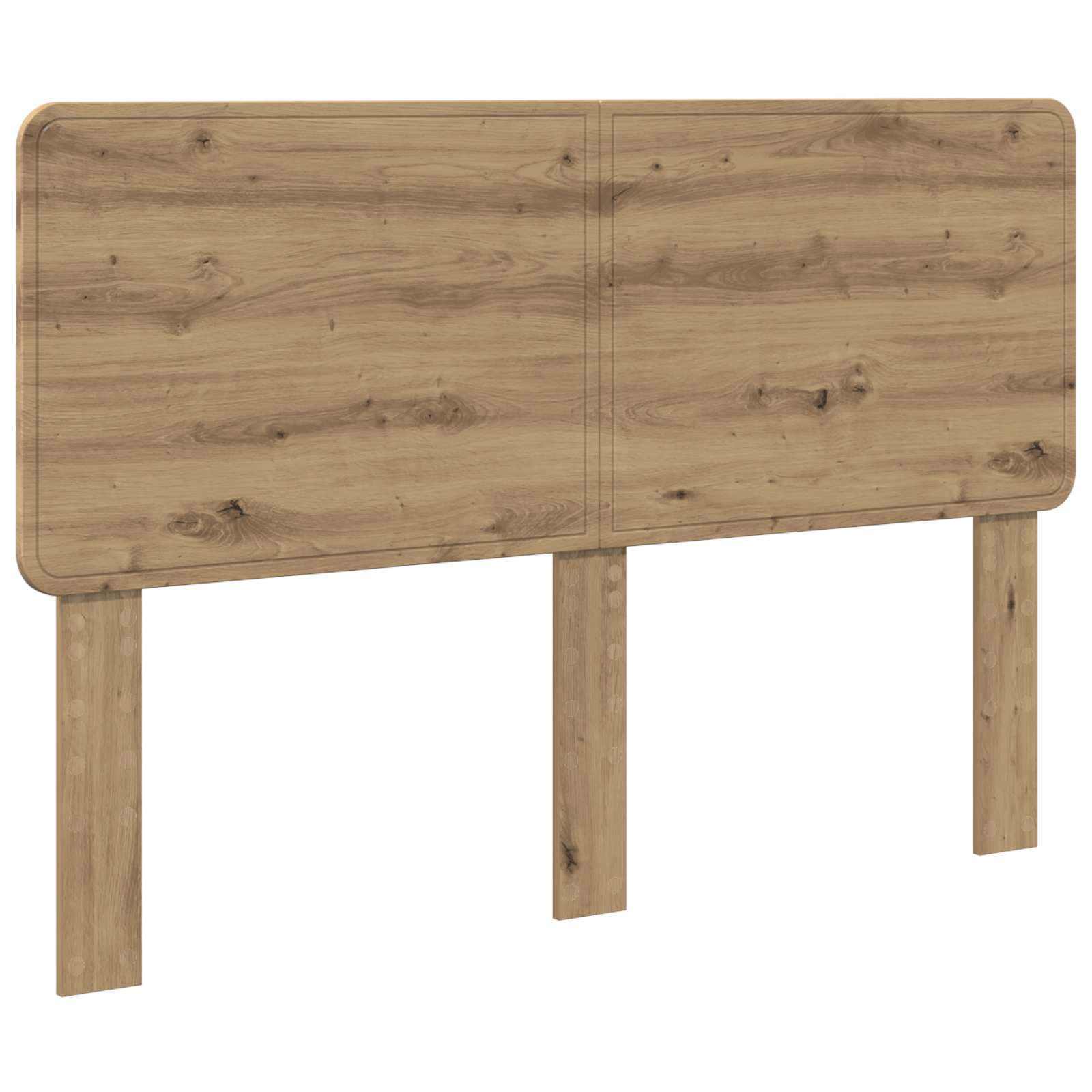 vidaXL Hoofdbord Artisan Eiken Bewerkt hout, foto 3