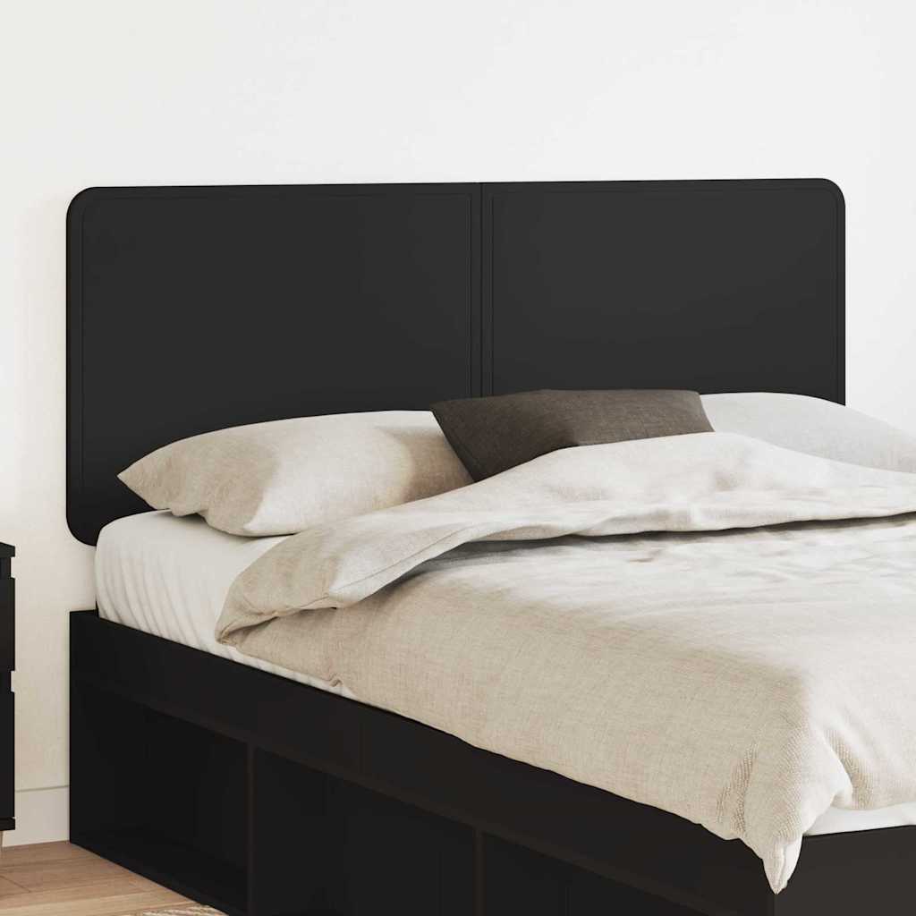 Paturi si accesorii - Tăblie cap cu headboard Stejar Negru 140 cm Lemn compozit