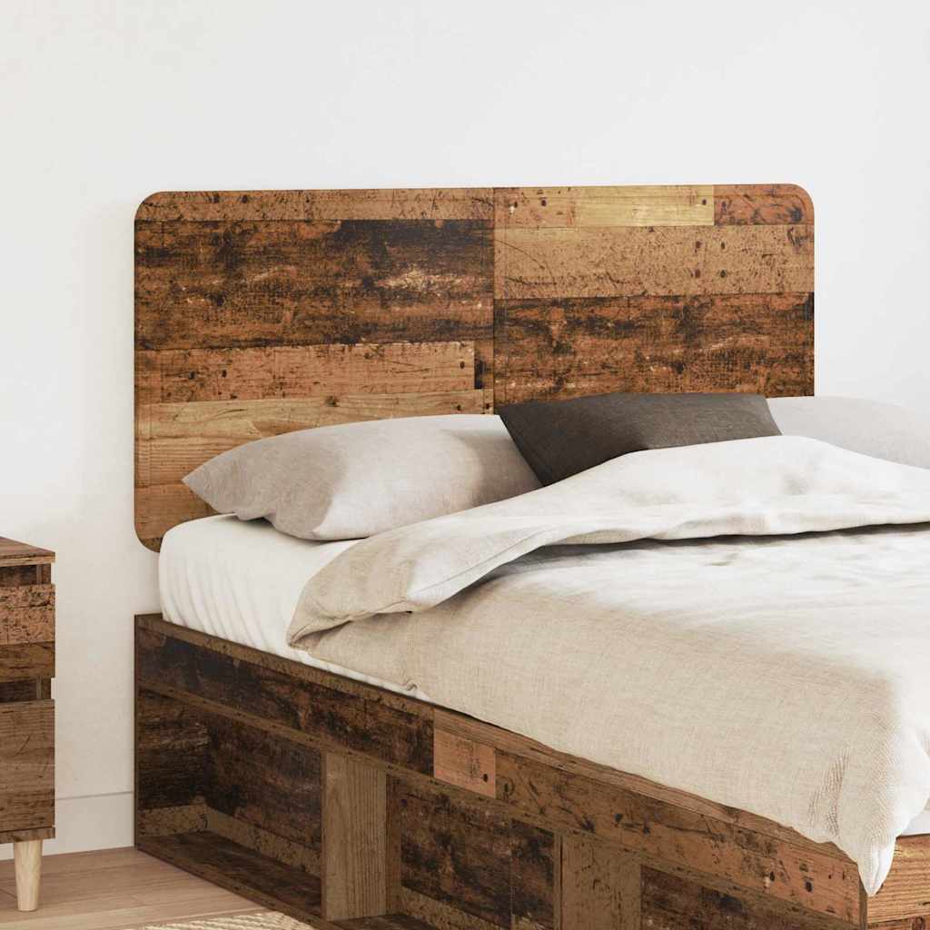 Paturi si accesorii - Tăblie cap cu headboard Lemn Vechi 120 cm Lemn compozit
