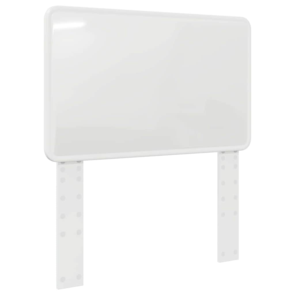 Thumbnail - vidaXL Kopfteil mit Kopfteil Glänzend Weiß 80 cm Holzwerkstoff