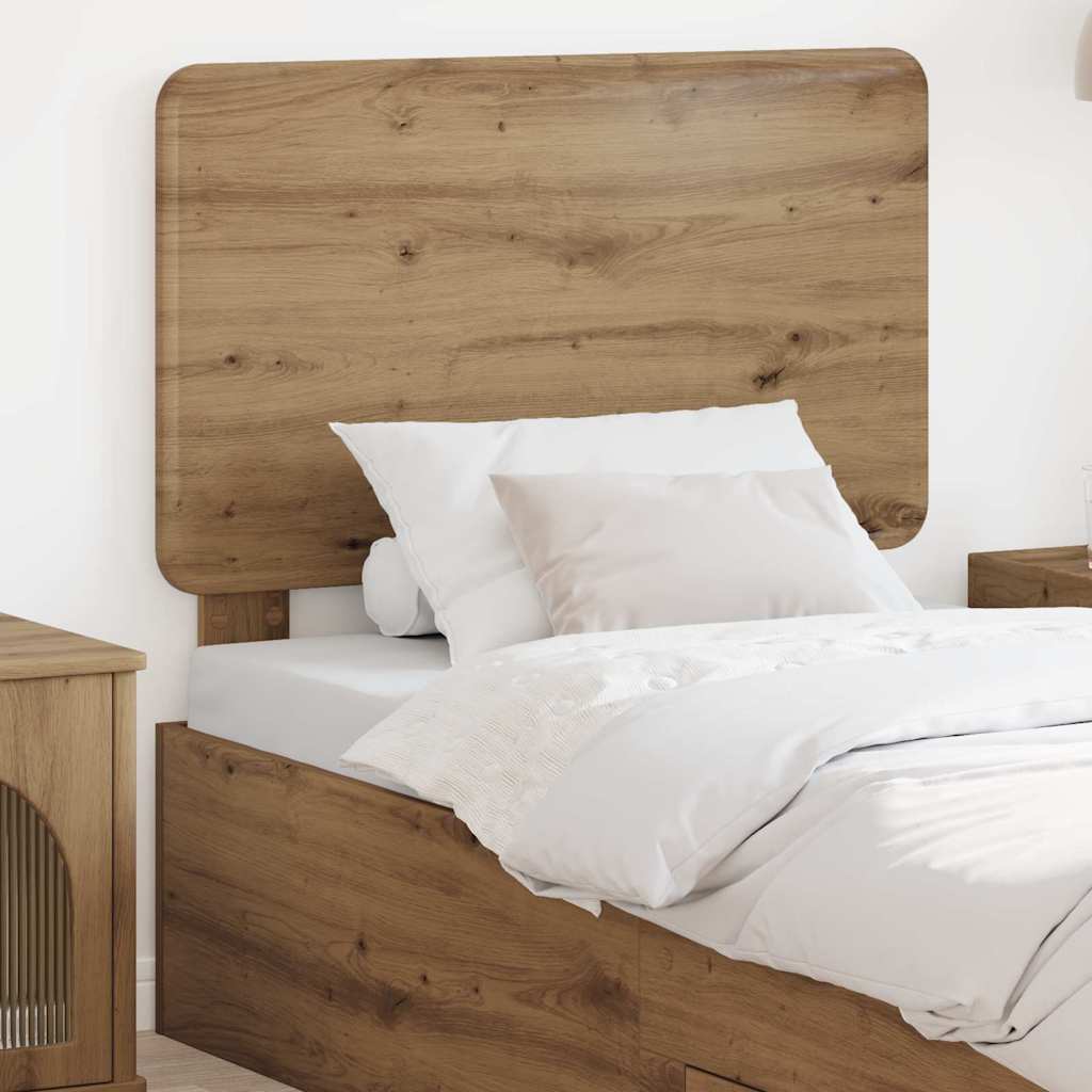 Paturi si accesorii - Tăblie cap cu headboard Stejar Artizanal 80 cm Lemn compozit