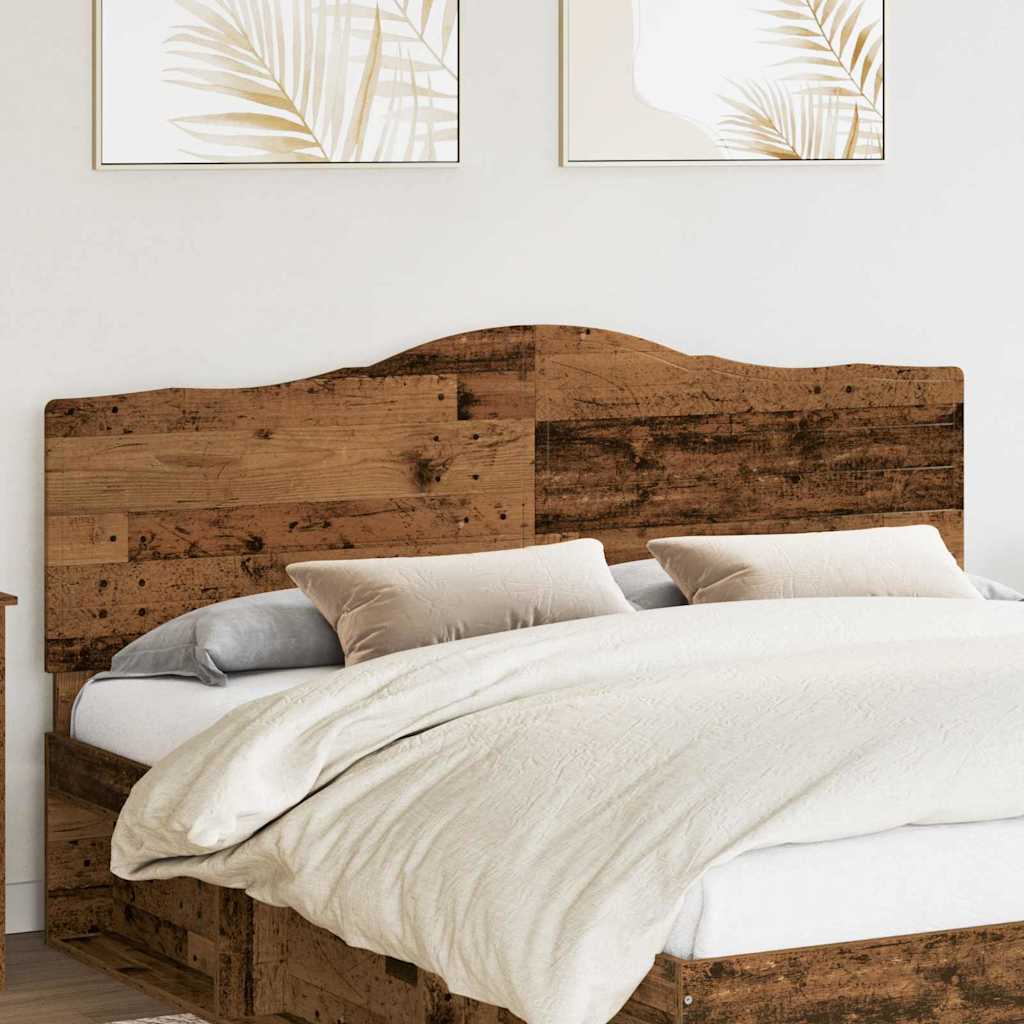 Paturi si accesorii - Tăblie cap cu headboard Lemn Vechi 180 cm Lemn compozit