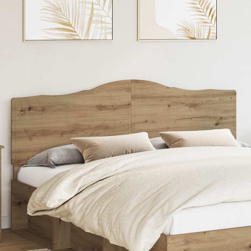 Paturi si accesorii - Tăblie cap cu headboard Stejar Artizanal 180 cm Lemn compozit