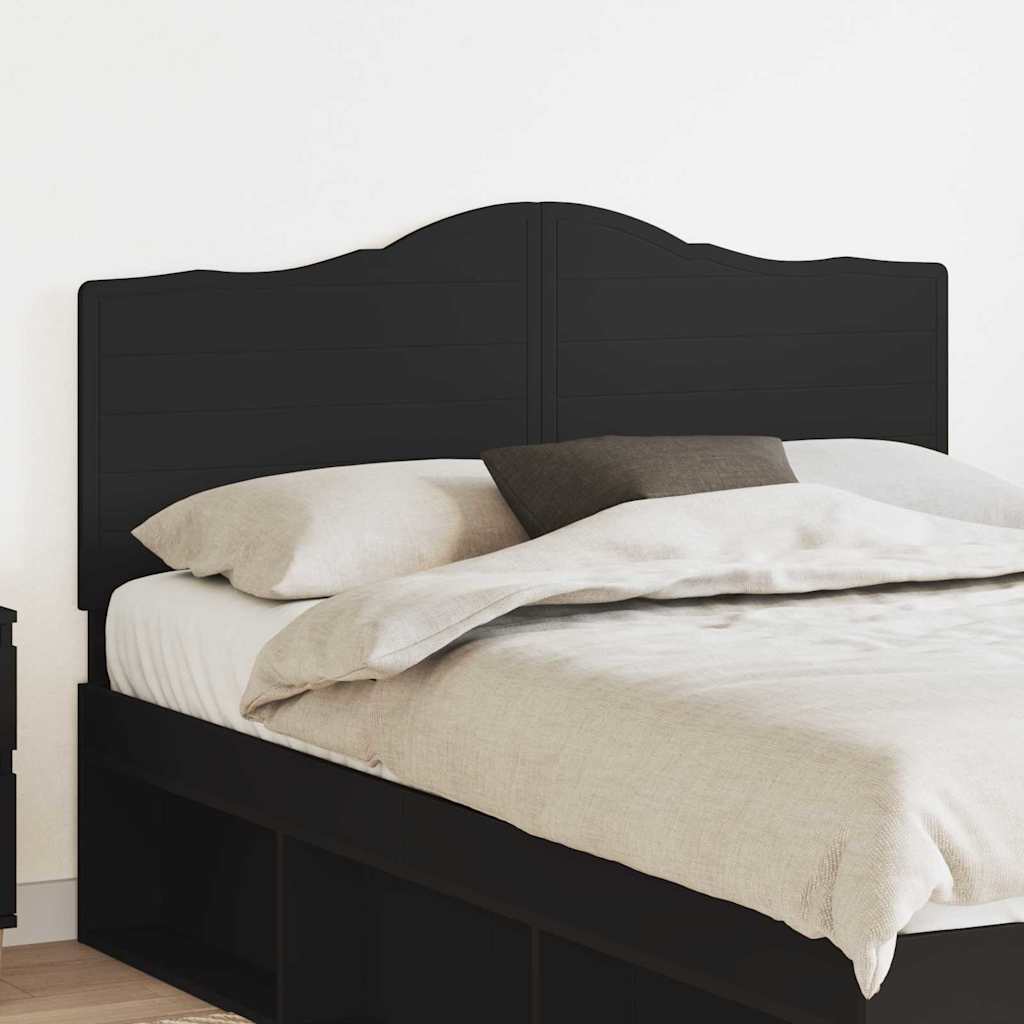Paturi si accesorii - Tăblie cap cu headboard Stejar Negru 160 cm Lemn compozit