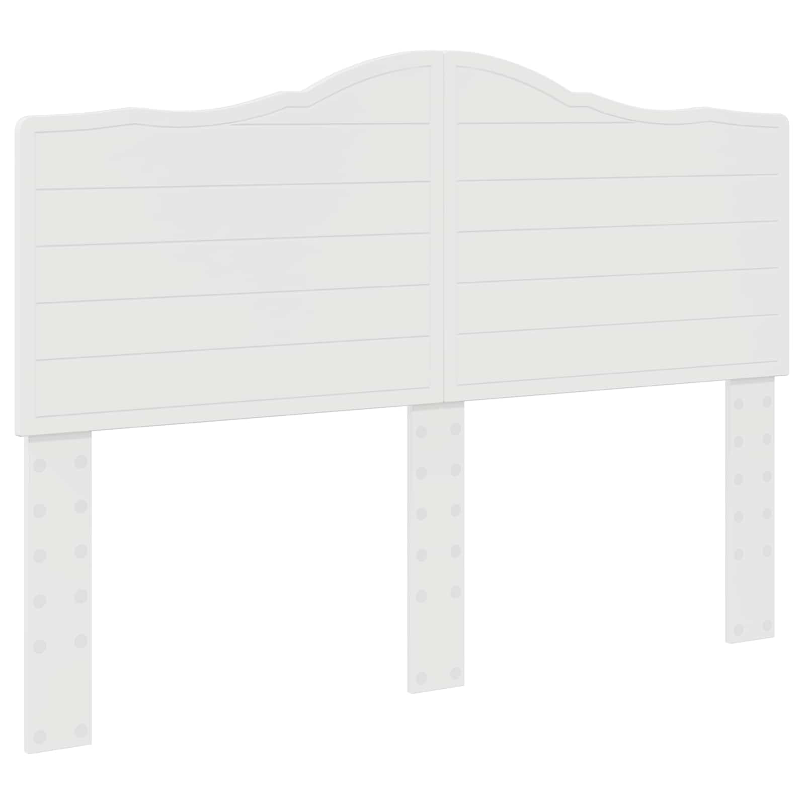 Thumbnail - vidaXL Kopfteil Glänzend Weiß 160 cm Holzwerkstoff