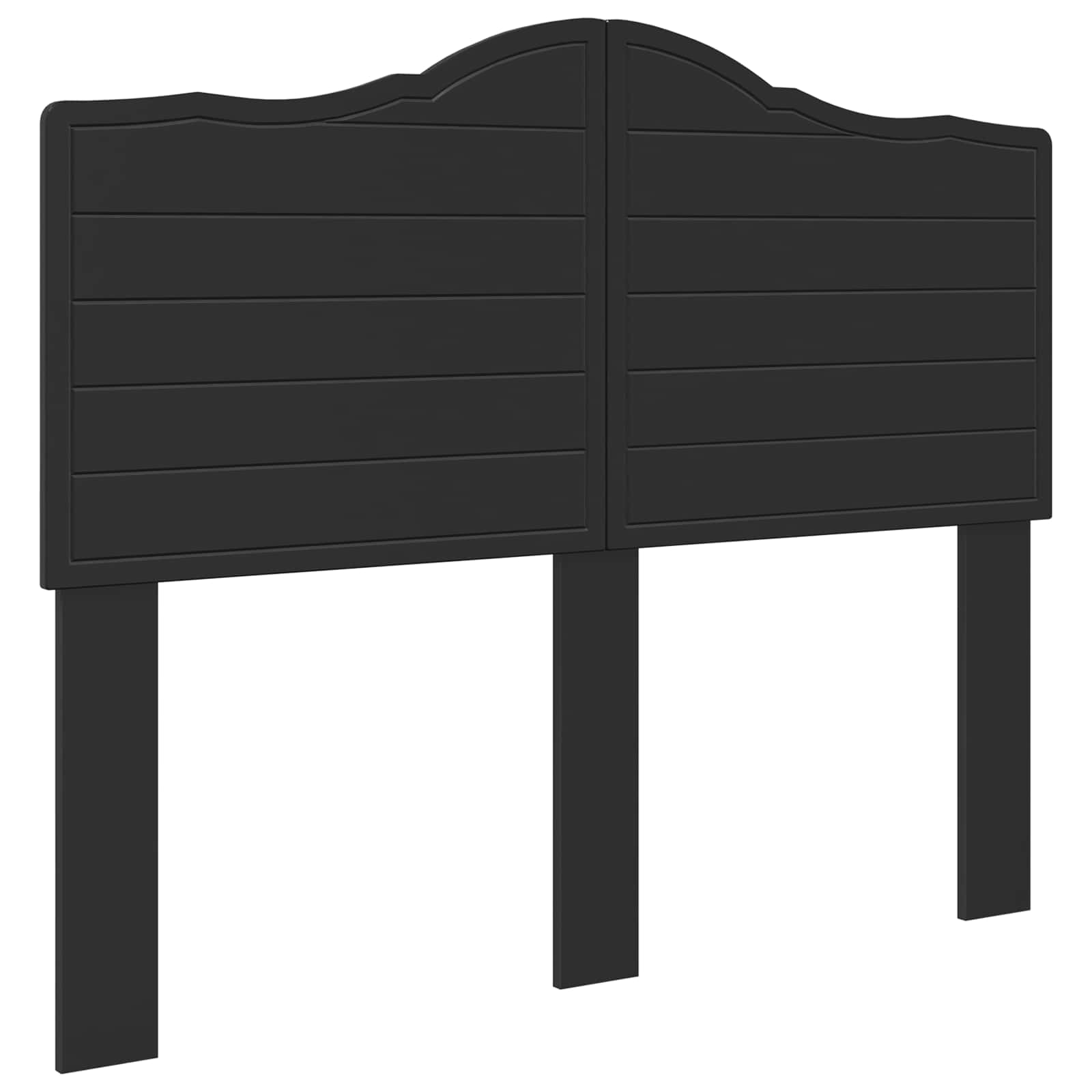 vidaXL Hoofdbord Zwart Eiken Bewerkt hout, foto 3