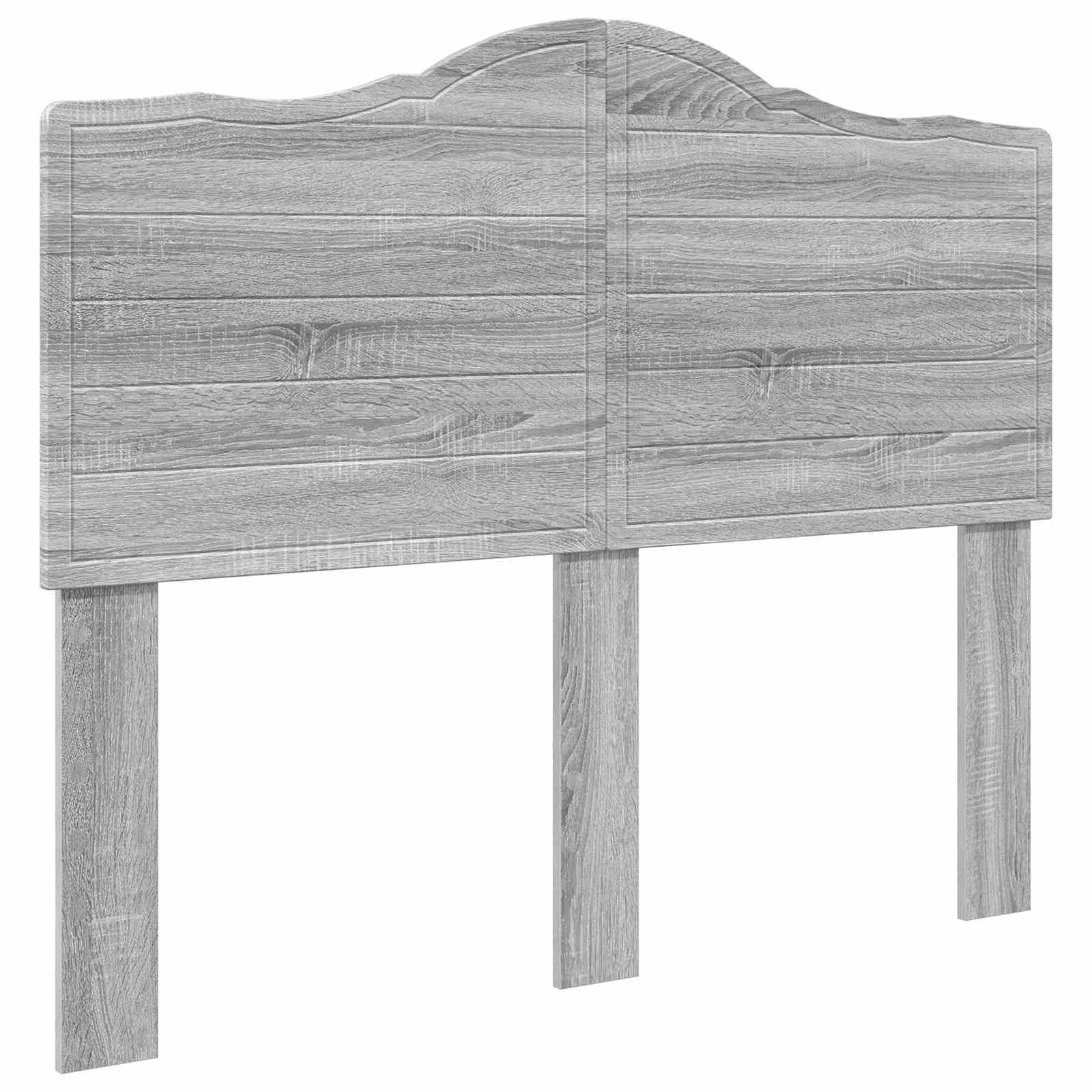vidaXL Hoofdbord Grijs Sonoma Bewerkt hout, foto 3