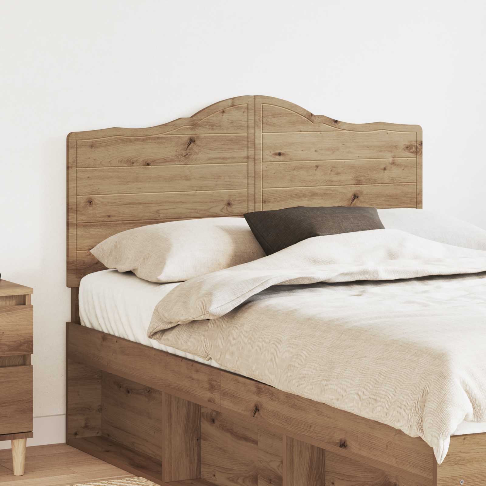 vidaXL Tăblie cap Stejar Artizanal Lemn compozit