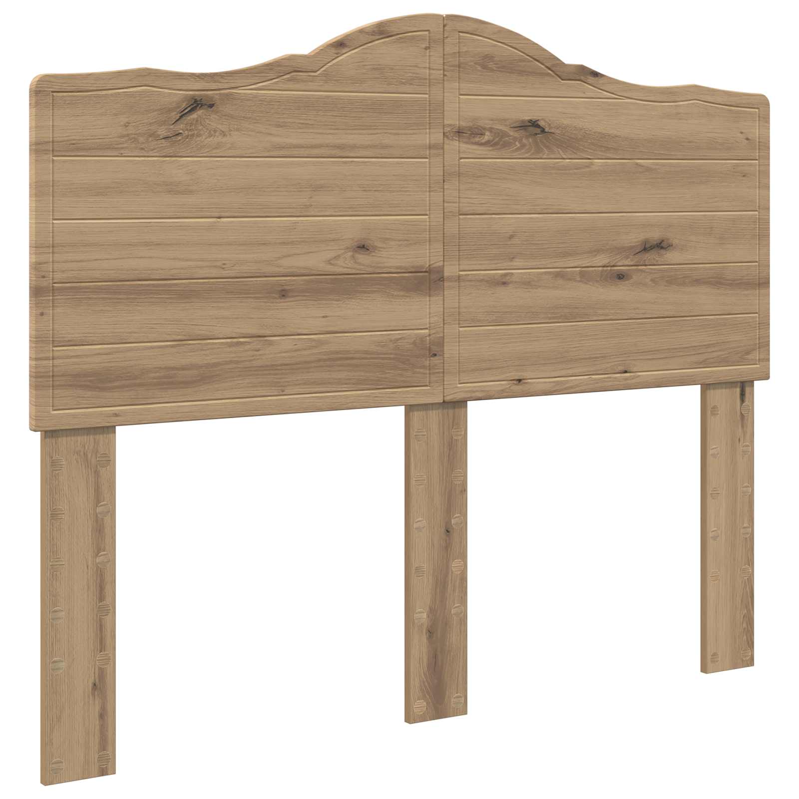 vidaXL Hoofdbord Artisan Eiken Bewerkt hout, foto 3