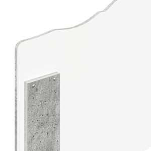 Čelo postele Betonově šedá Kompozitní dřevo - obrázek 8