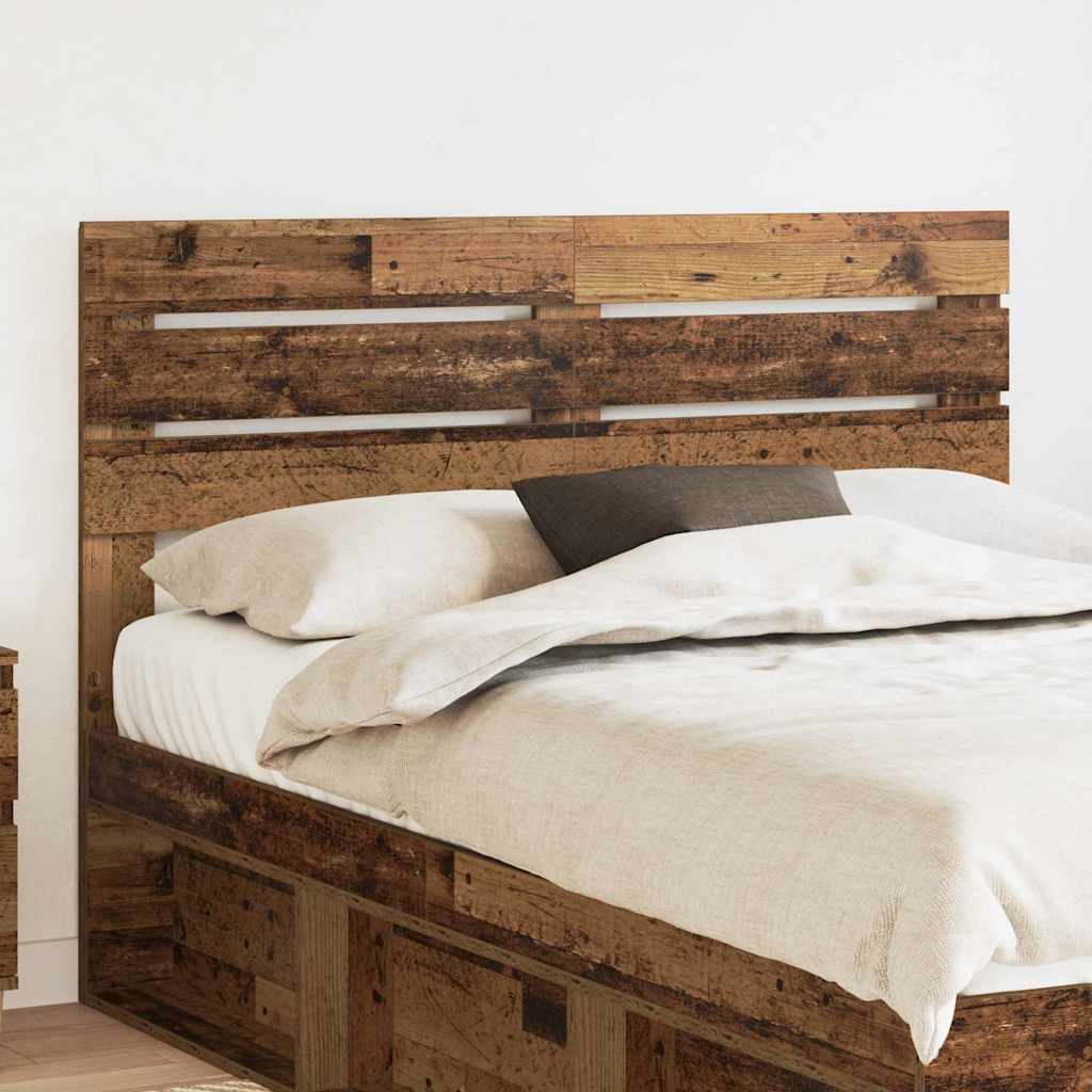 Tăblii de pat - Tăblie cap cu headboard Lemn Vechi 160 cm Lemn compozit