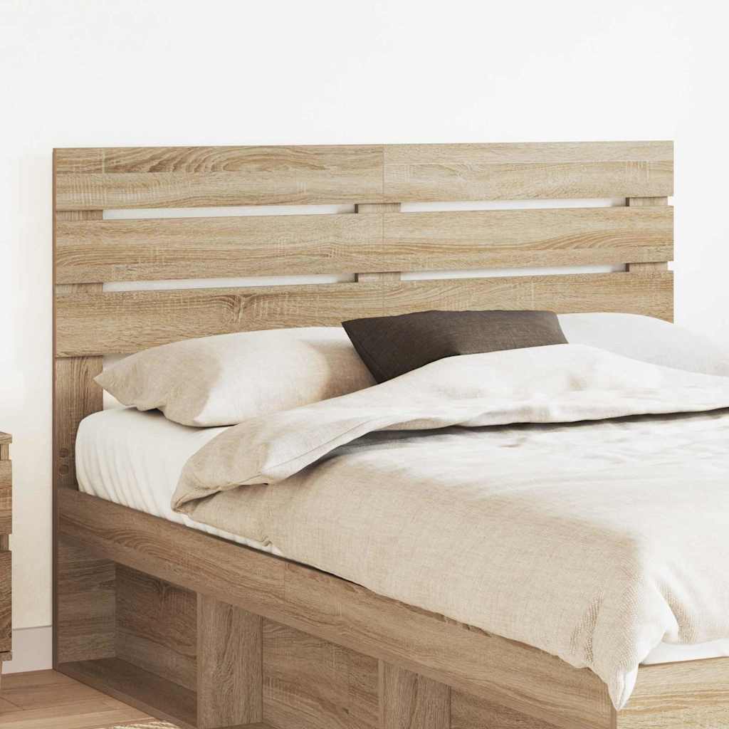Tăblii de pat - Tăblie cap cu headboard Stejar Sonoma 150 cm Lemn compozit