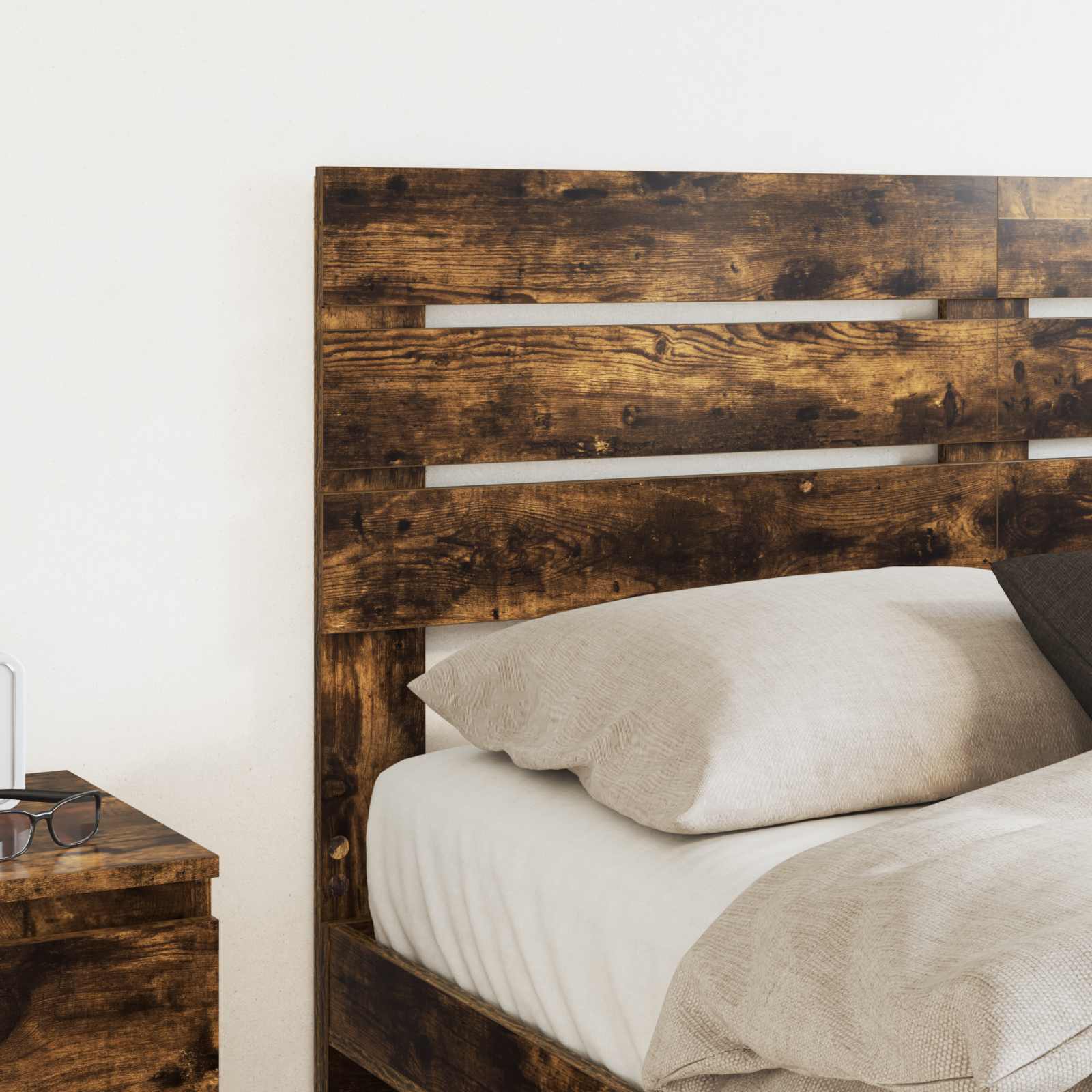 Thumbnail - vidaXL Kopfteil Geräucherte Eiche 140 cm Holzwerkstoff