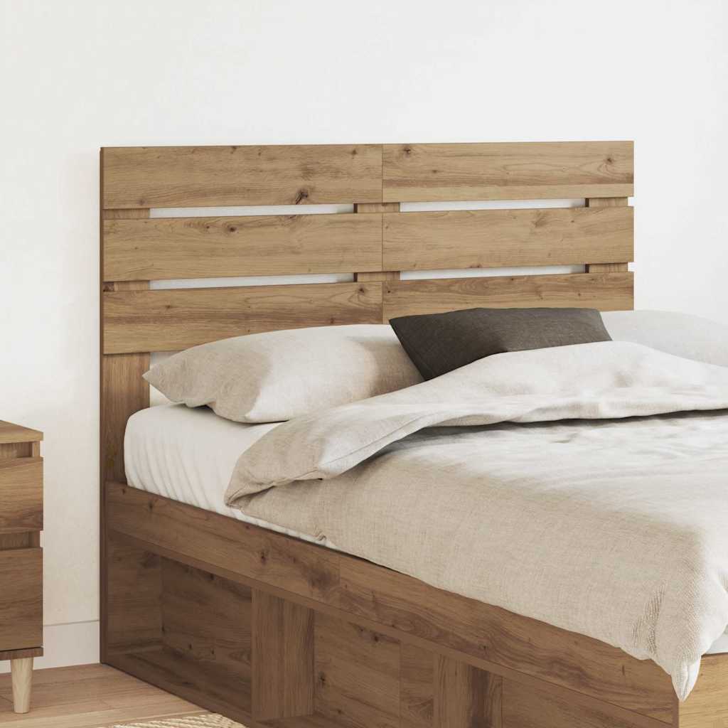 Tăblii de pat - Tăblie cap cu headboard Stejar Artizanal 135 cm Lemn compozit