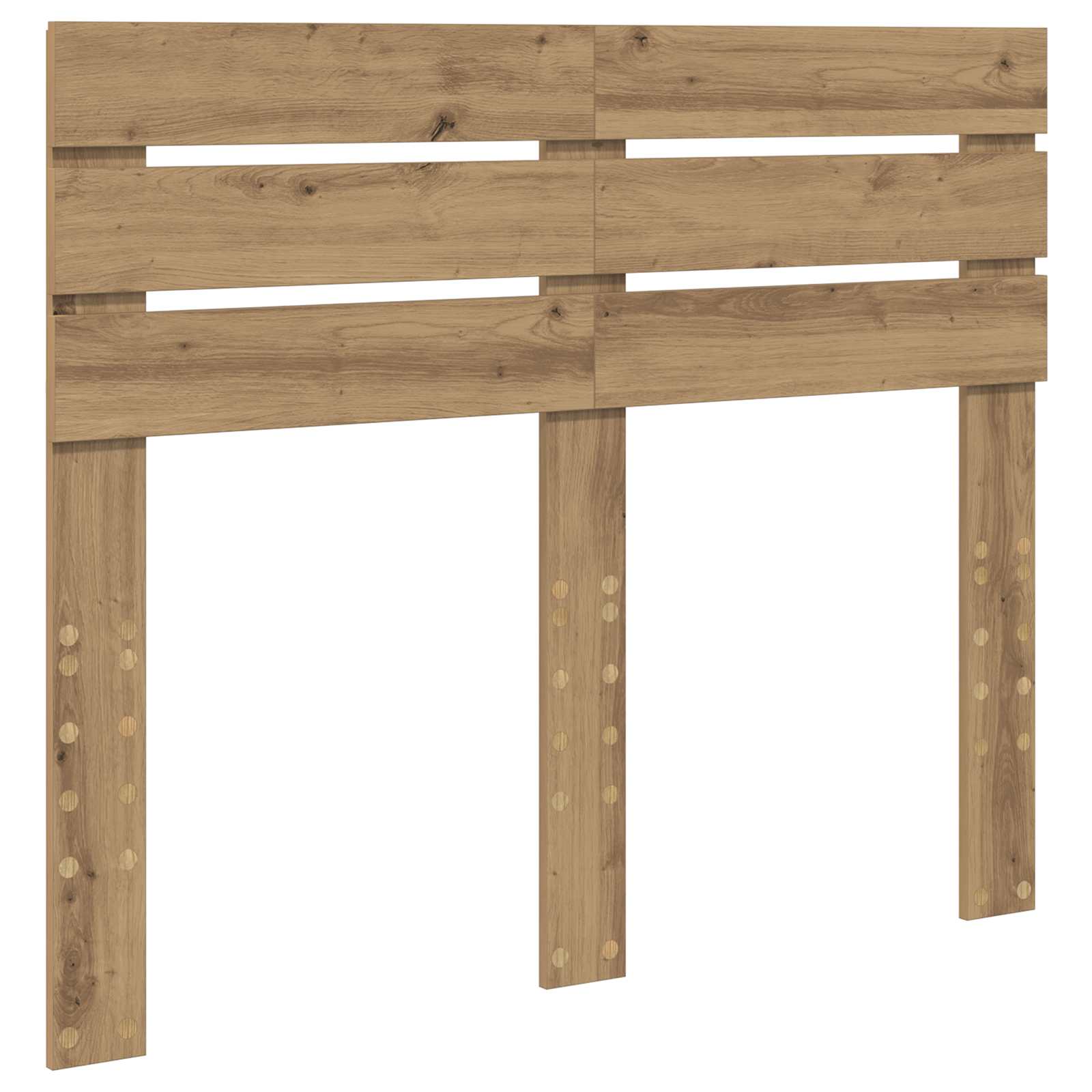 vidaXL Hoofdbord Artisan Eiken Bewerkt hout, foto 3