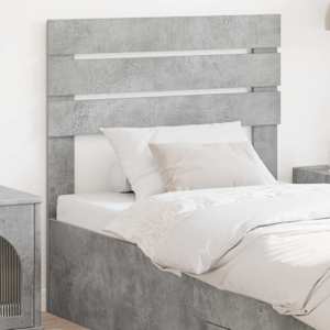 Vzglavje Betonsko siva Konstruiran les