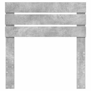 Čelo postele Betonově šedá 90 cm Kompozitní dřevo - obrázek 4