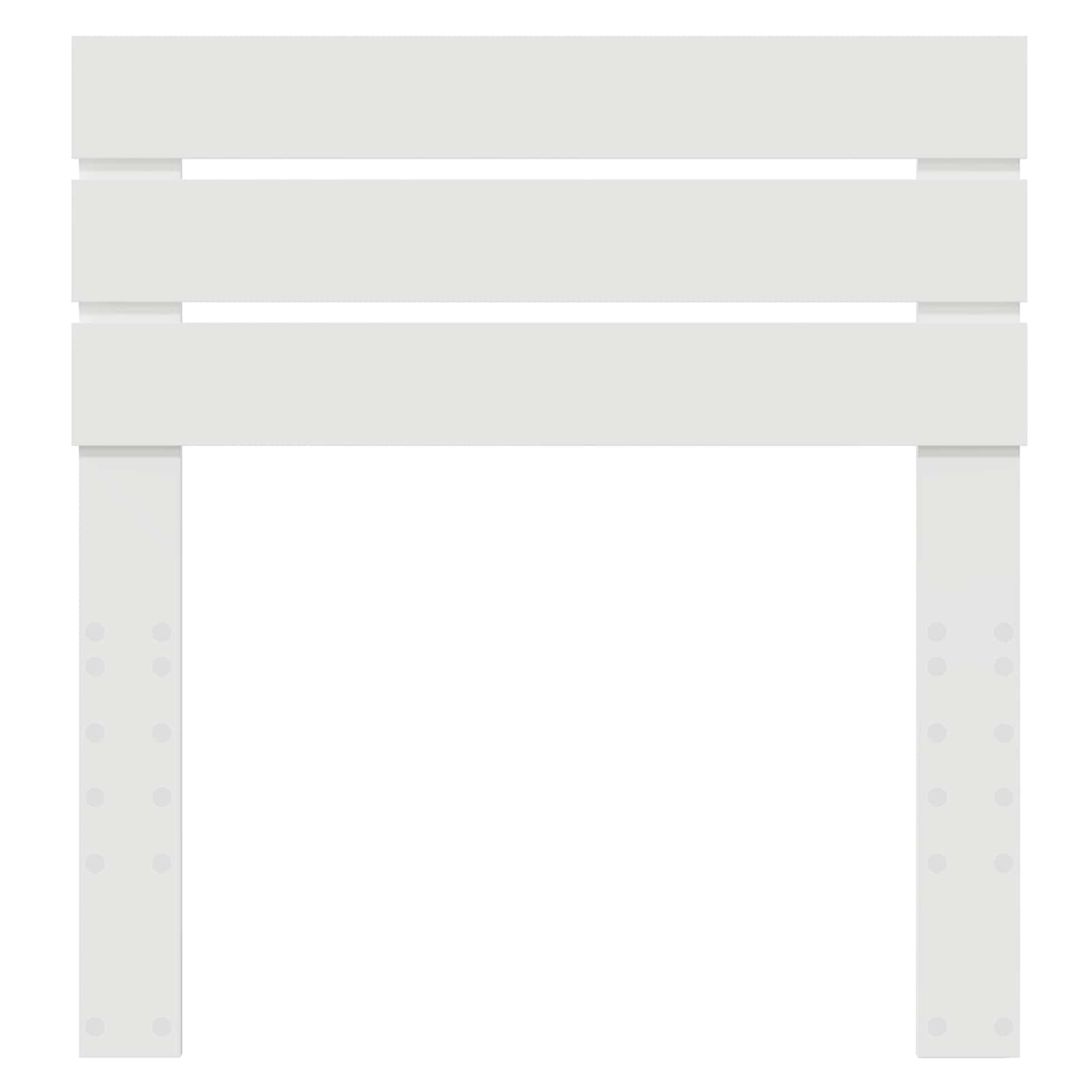 Galvgalis ar galvas klāju Balts 75 cm Inženierijas koks