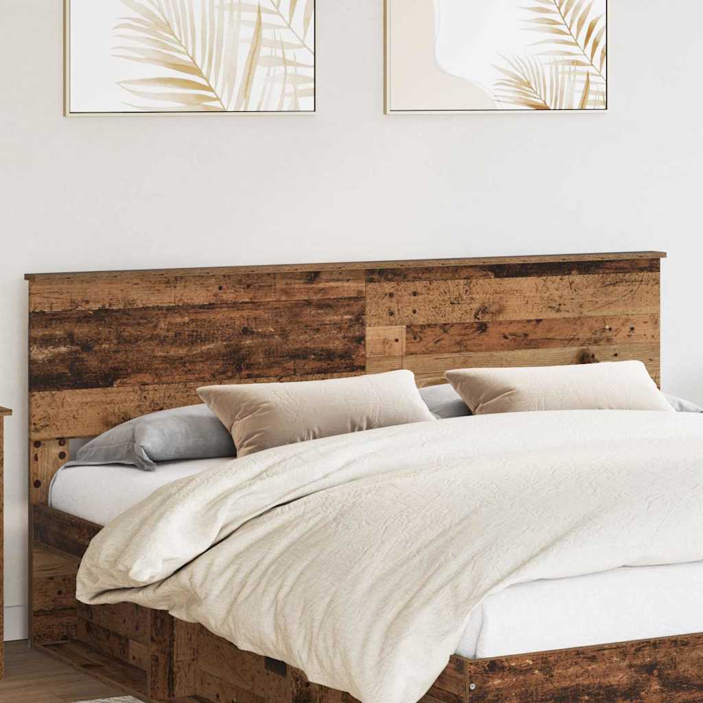 Tăblii de pat - Tăblie cap cu headboard Lemn Vechi 180 cm Lemn compozit