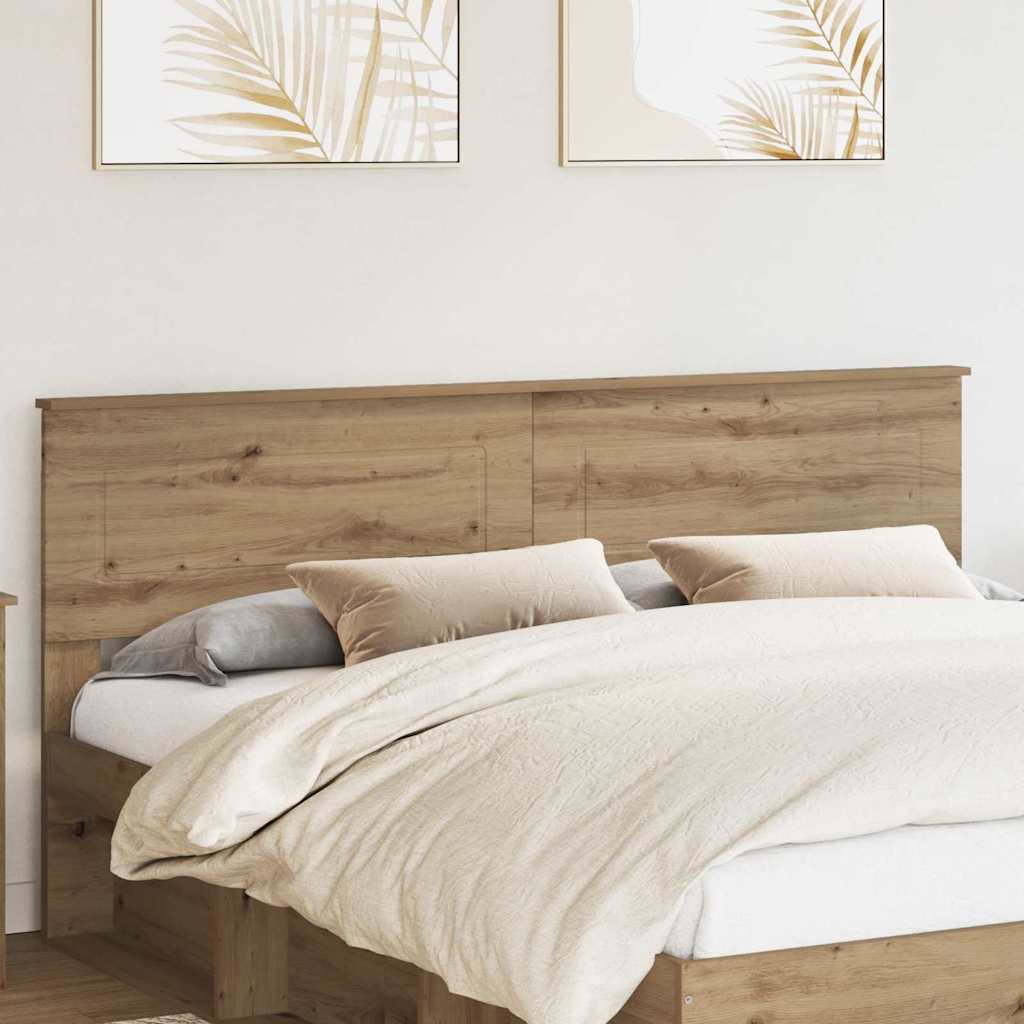 Tăblii de pat - Tăblie cap cu headboard Stejar Artizanal 180 cm Lemn compozit