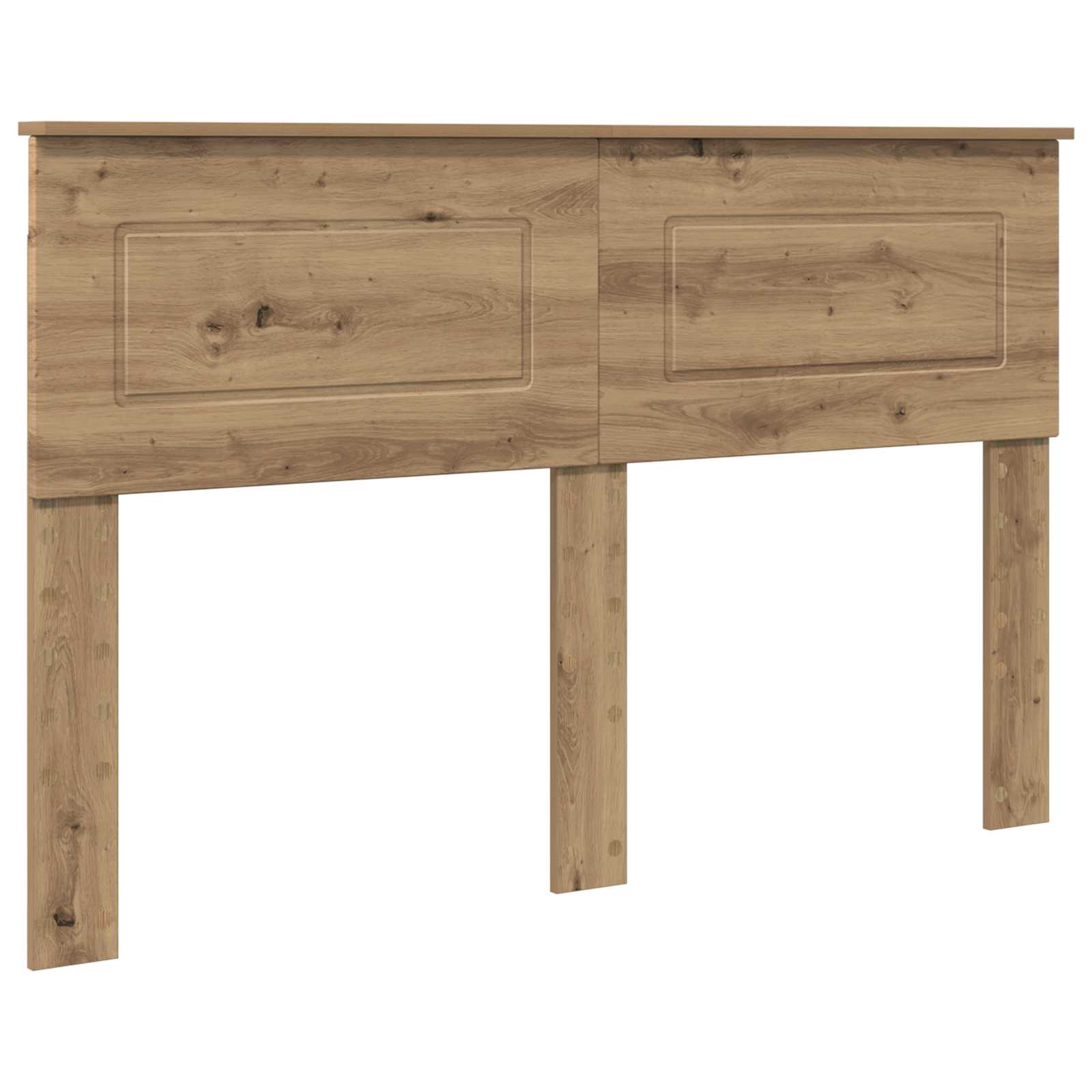 vidaXL Hoofdbord Artisan Eiken Bewerkt hout, foto 3