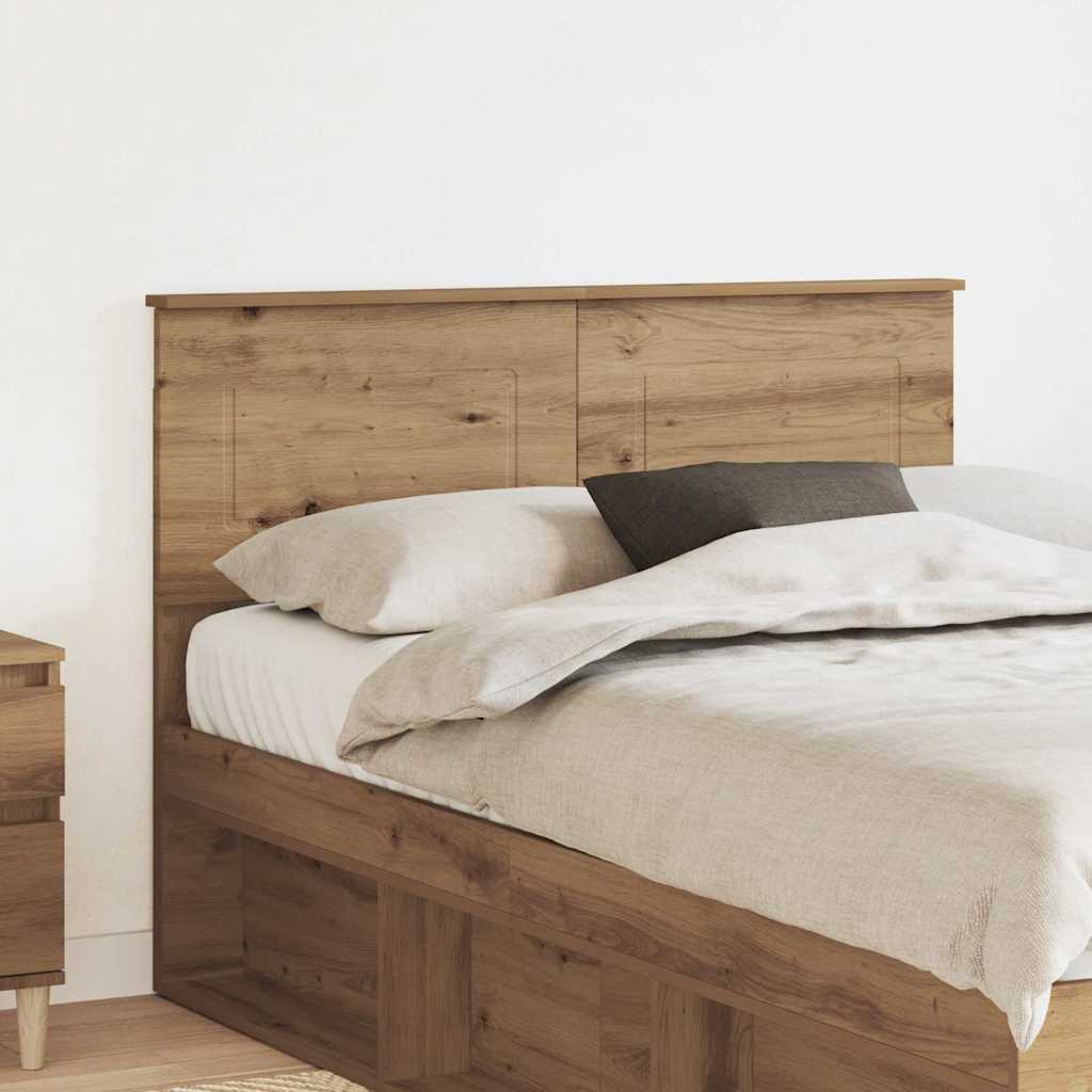 Tăblii de pat - Tăblie cap cu headboard Stejar Artizanal 135 cm Lemn compozit