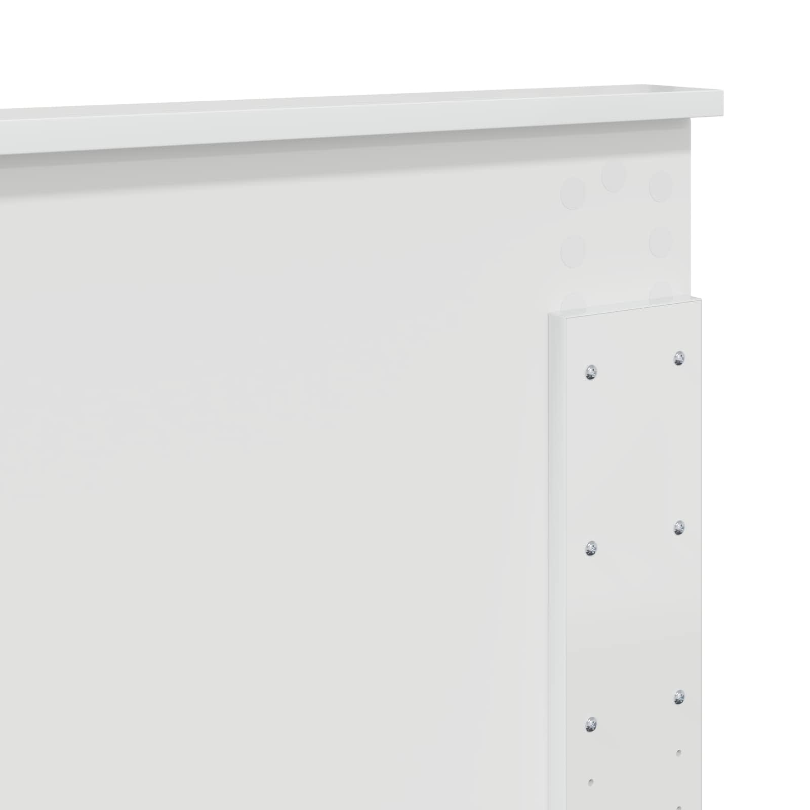 Galvgalis Spīdīga Balta 120 cm Inženierijas koks