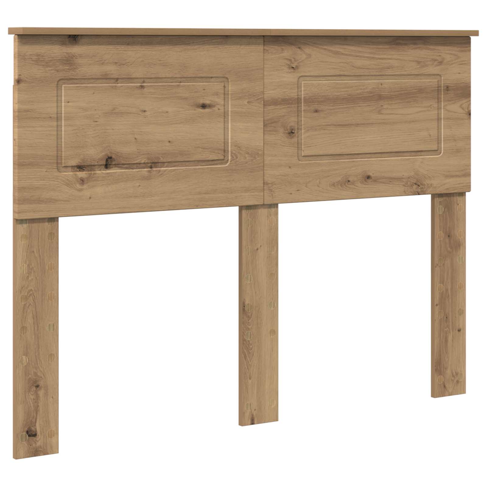 vidaXL Hoofdbord Artisan Eiken Bewerkt hout, foto 3