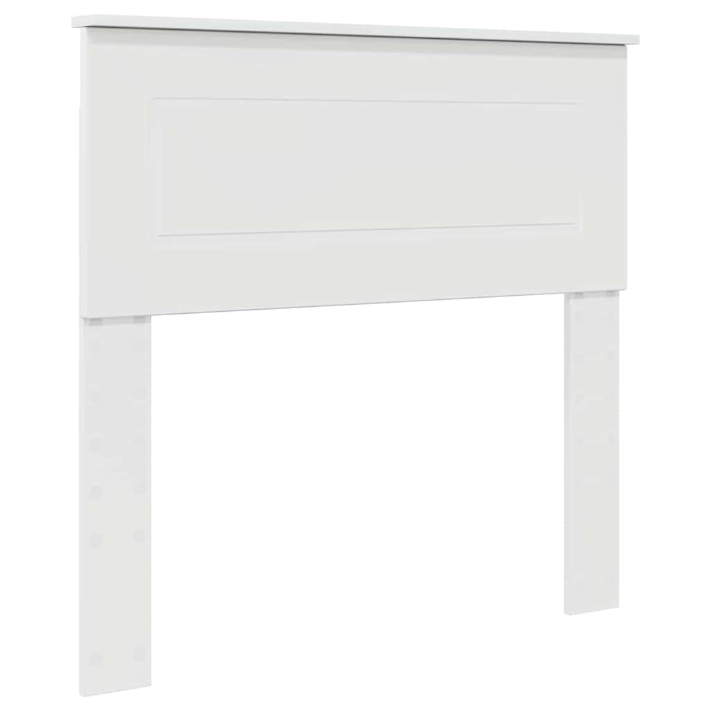 Thumbnail - vidaXL Kopfteil mit Kopfteil Glänzend Weiß 80 cm Holzwerkstoff