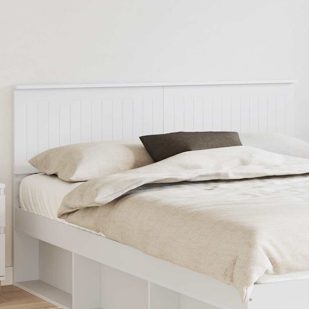 Tăblii de pat - Tăblie cap cu headboard Alb 150 cm Lemn compozit