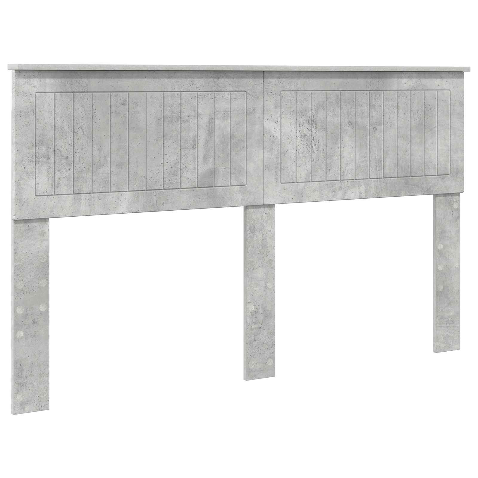 vidaXL Hoofdbord Beton Grijs Bewerkt hout, foto 3