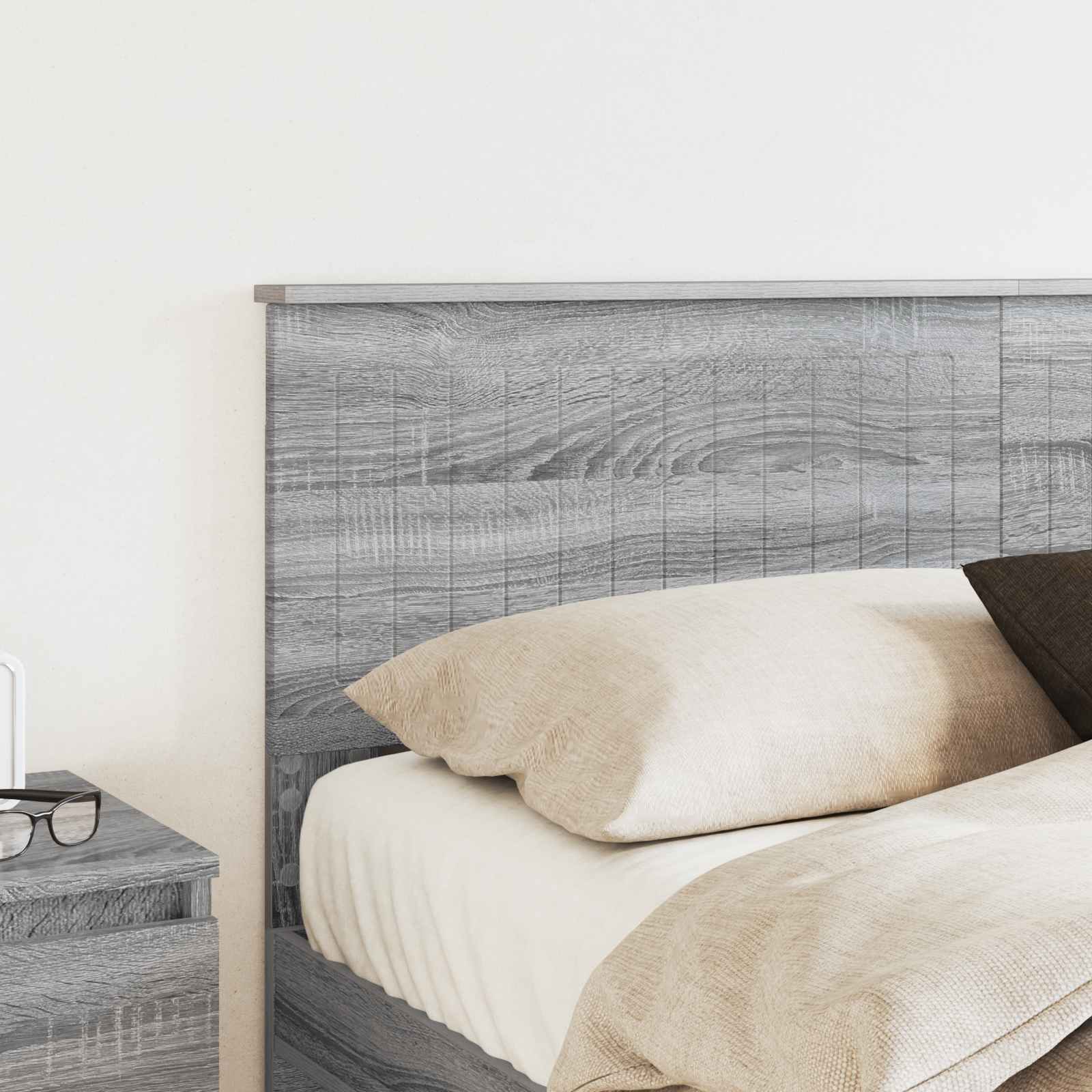 Thumbnail - vidaXL Kopfteil Graues Sonoma 150 cm Holzwerkstoff