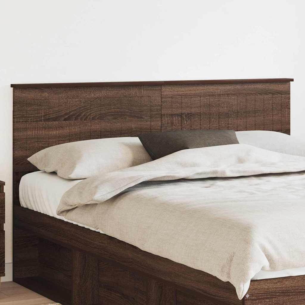 Tăblii de pat - Tăblie cap cu headboard Stejar închis 150 cm Lemn compozit