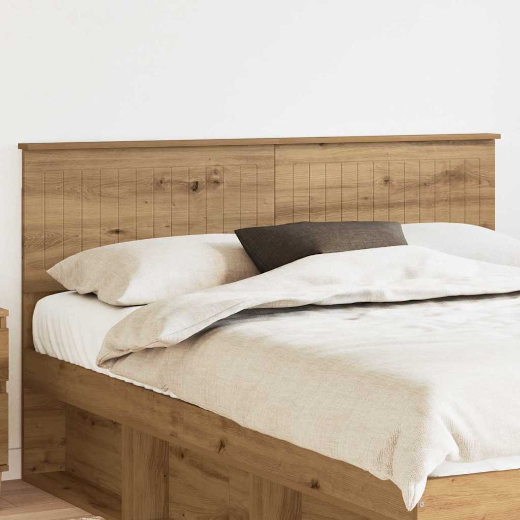 Tăblii de pat - Tăblie cap cu headboard Stejar Artizanal 150 cm Lemn compozit