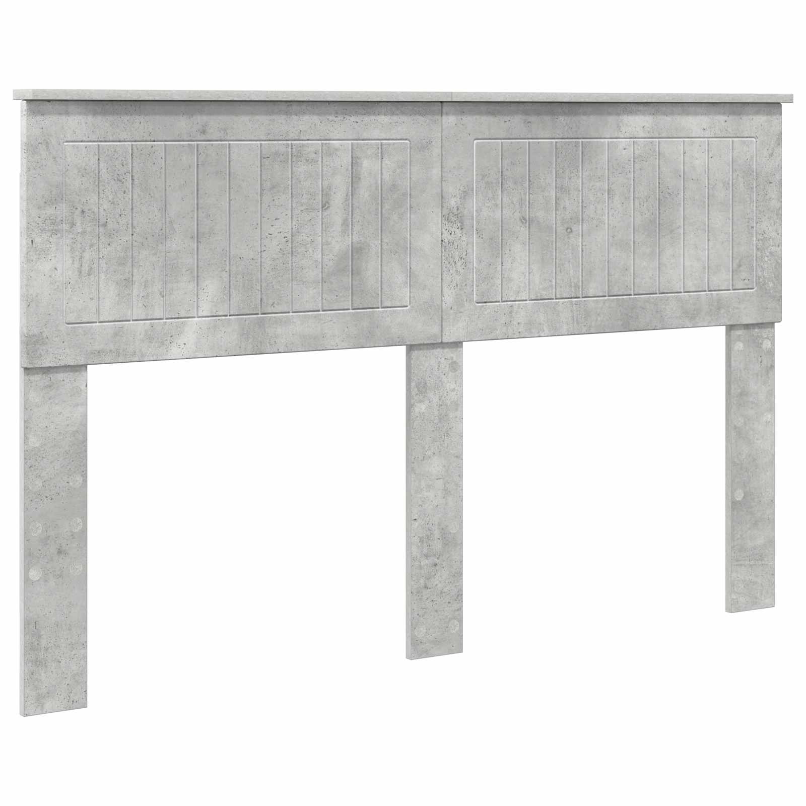 vidaXL Hoofdbord Beton Grijs Bewerkt hout, foto 3