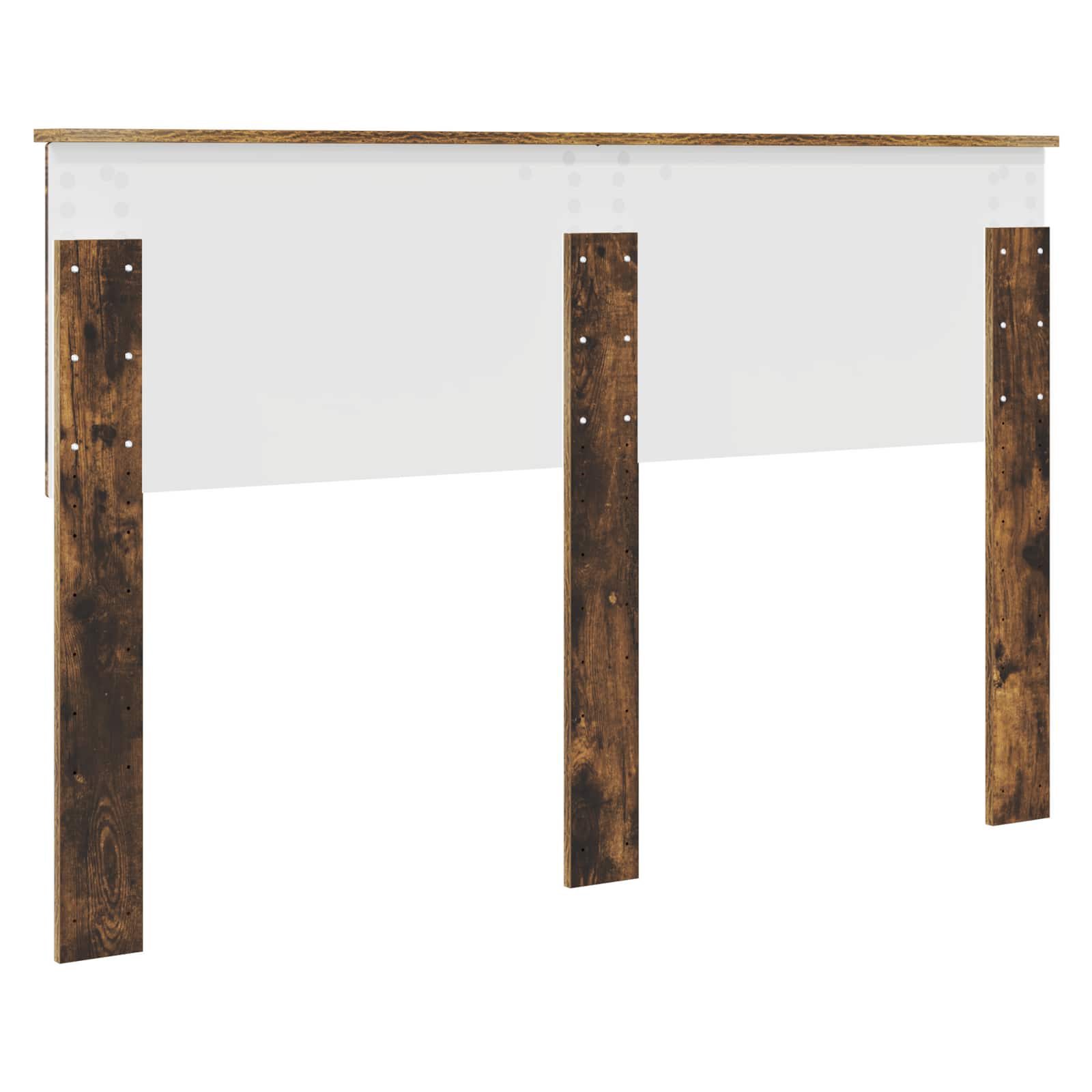 Headboard with headboard smoke oak 140 cm engineered wood